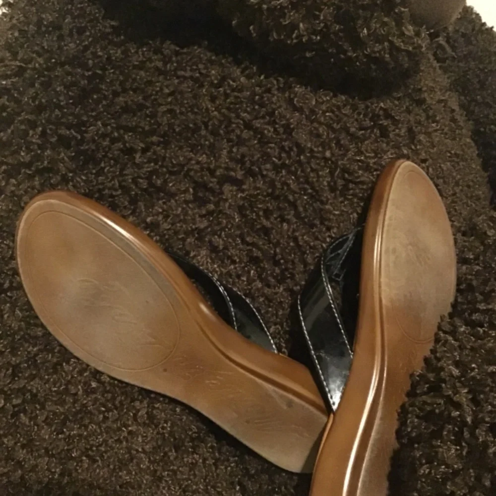 Italian shoemakers, lovely sandals, two tone size 7 1/2, new condition - Picture 3 of 3